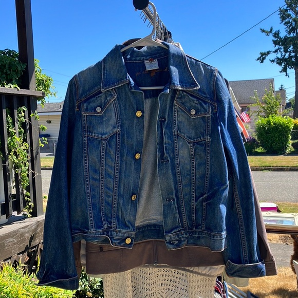 Seven For All Mankind Jean jacket. Women’s medium - Picture 1 of 7